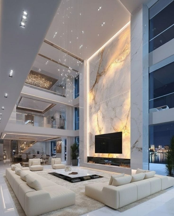 Luxury penthouse interior